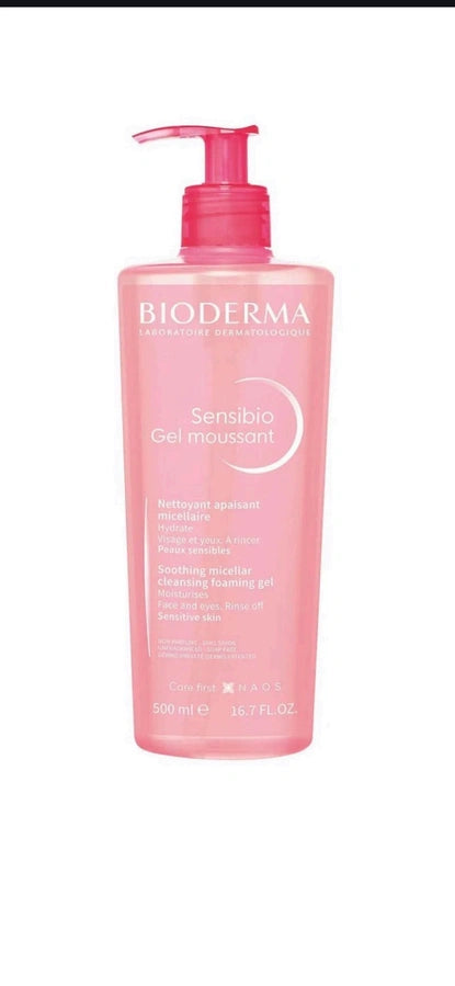 Bioderma Sensibio Gel Moussant is a soothing foaming cleansing gel designed for sensitive skin.