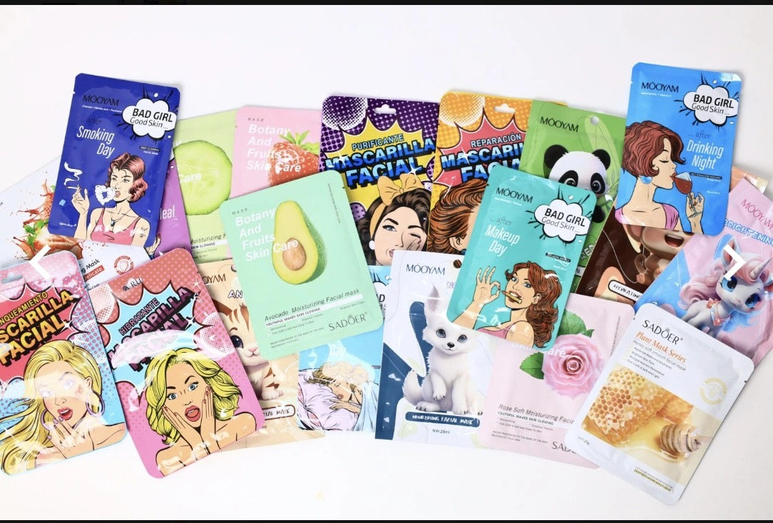 Radiance and Hydration Masks: 5 Masks for 20 Dirhams