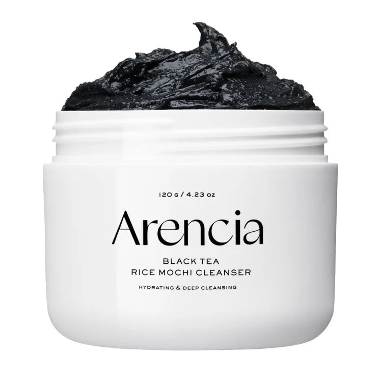 Arincia Black Tea Face Wash - with Black Tea and Rice - Brightens, Cleanses, and Removes Excess Oil