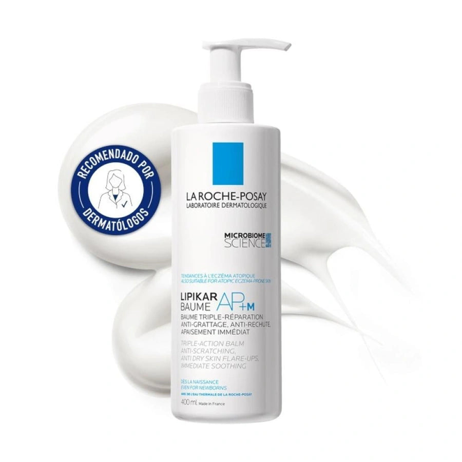 La Roche-Posay Lipikar AP Plus M is a moisturizing and restorative balm specifically formulated for very dry, itchy, and eczema-affected skin (APM).