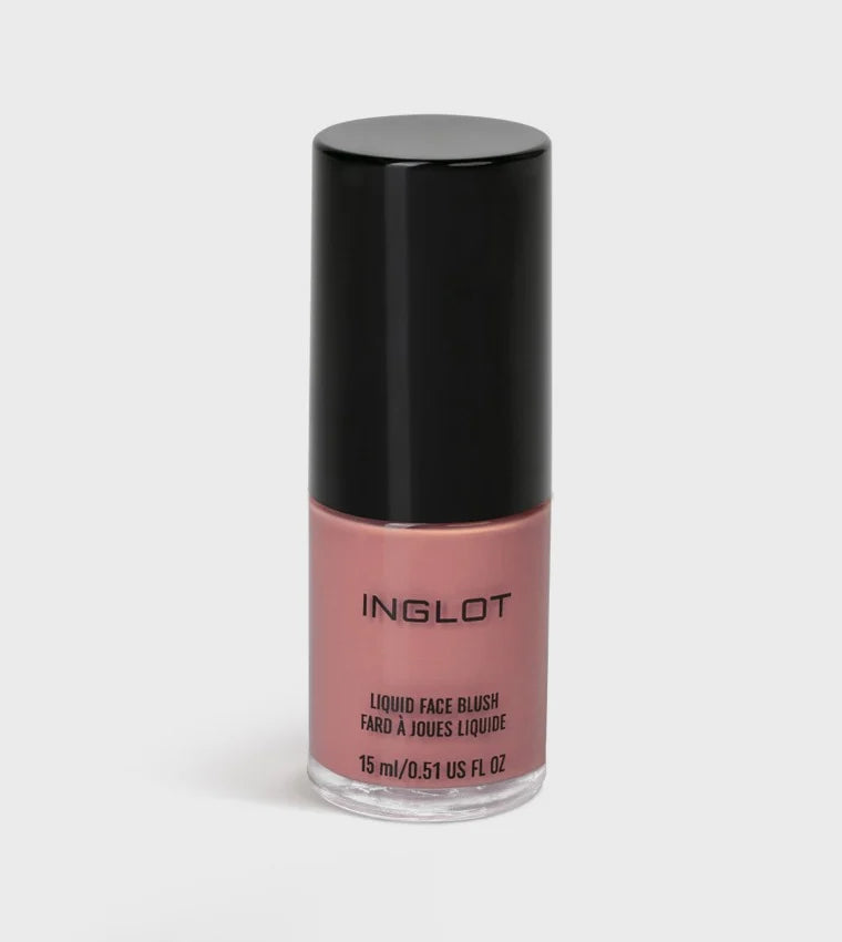 Inglot Liquid Face Blush in pink, lightweight and moisturizing formula - 15 ml