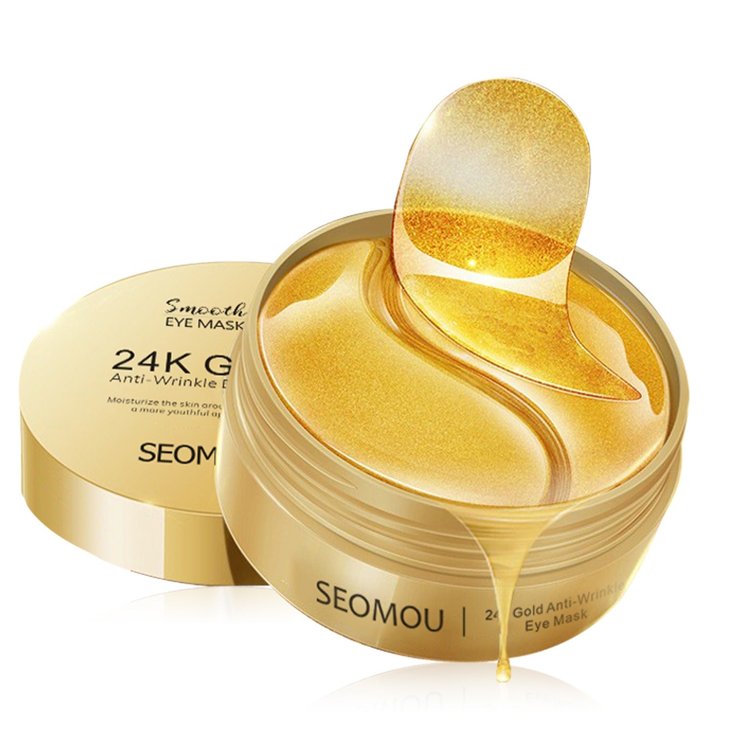Smooth Under Eye Mask – Enriched with Gold to Reduce Puffiness and Dark Circles (30 pieces)