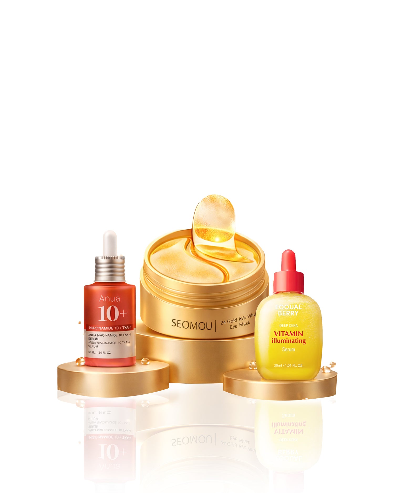 A skin-brightening, even-toned, and acne-treating routine - from Anua, Eqqual Berry, and Smooth