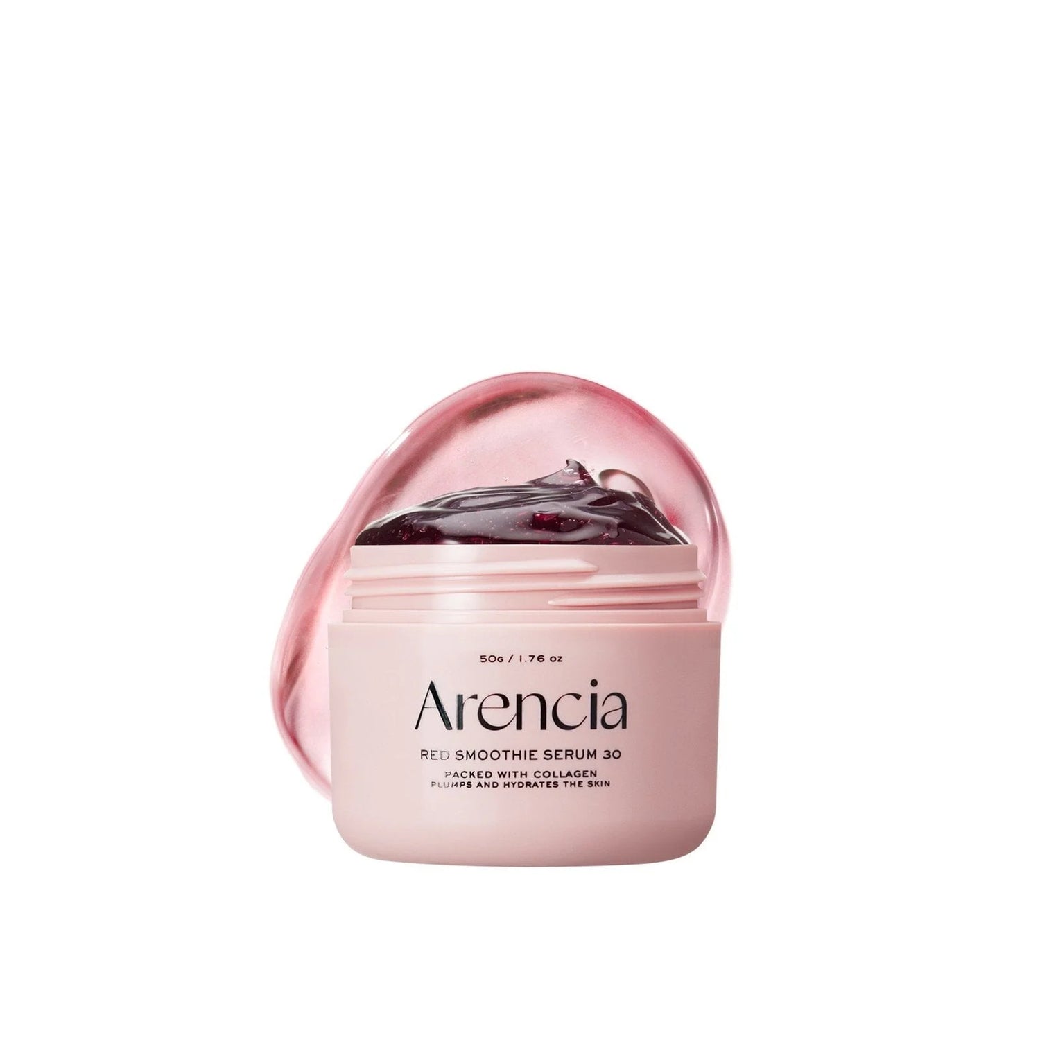 Arencia Red Smoothie Serum 30 is a Korean skincare product designed to moisturize and nourish the skin.