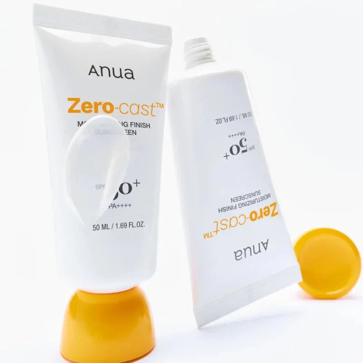 Zero Cast Sunscreen SPF 50 with a moisturizing finish by Anwa – 50ml