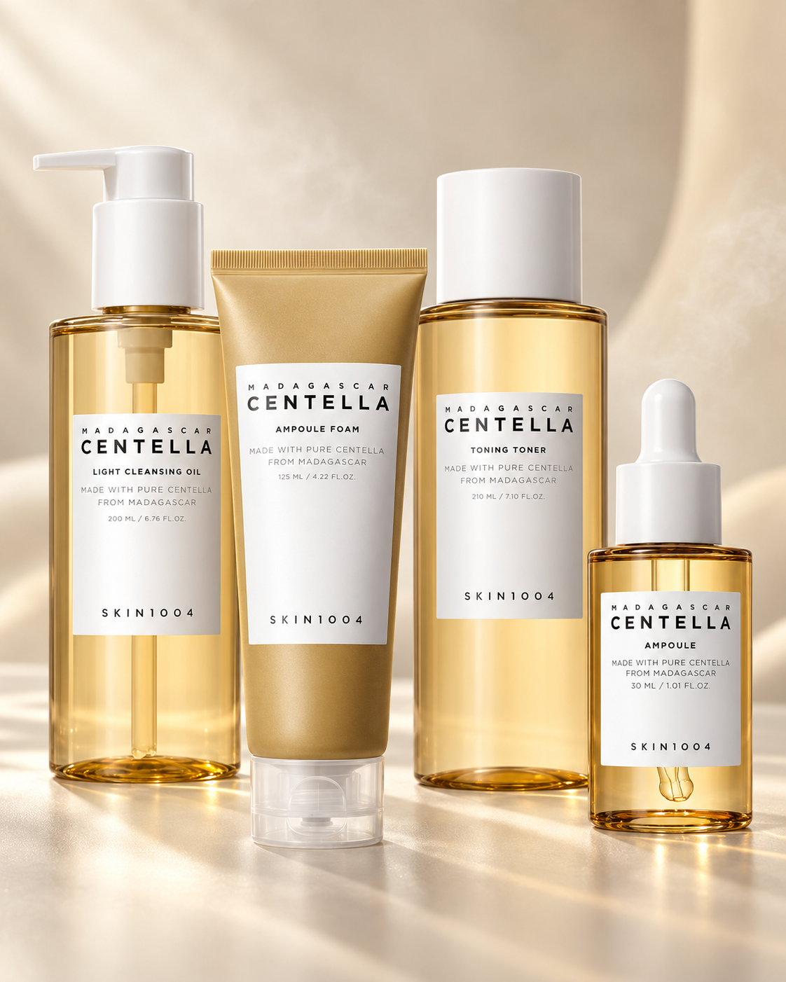 The Golden Centella Routine — For Clean, Calm & Balanced Ski
