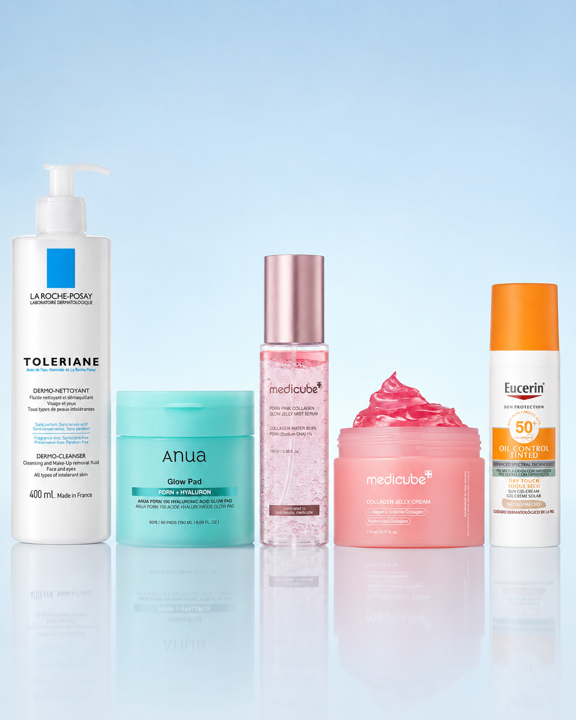 PDRN Glass Bounce Routine for Hydration, Plumper-Looking Skin & Glow – 5 Steps + Free Gift