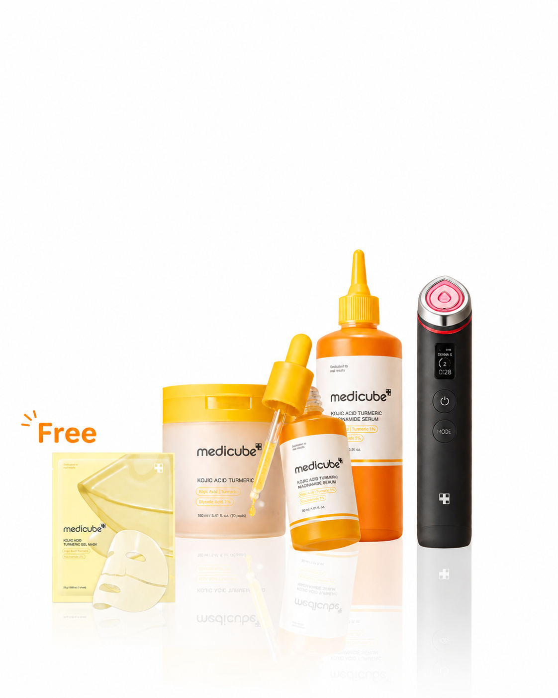 Medicube Celebrity Brightening Routine