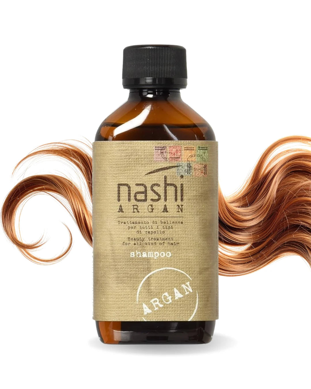 Nashi Argan Shampoo for Hair - Enriched with Organic Argan Oil and Flaxseed Oil