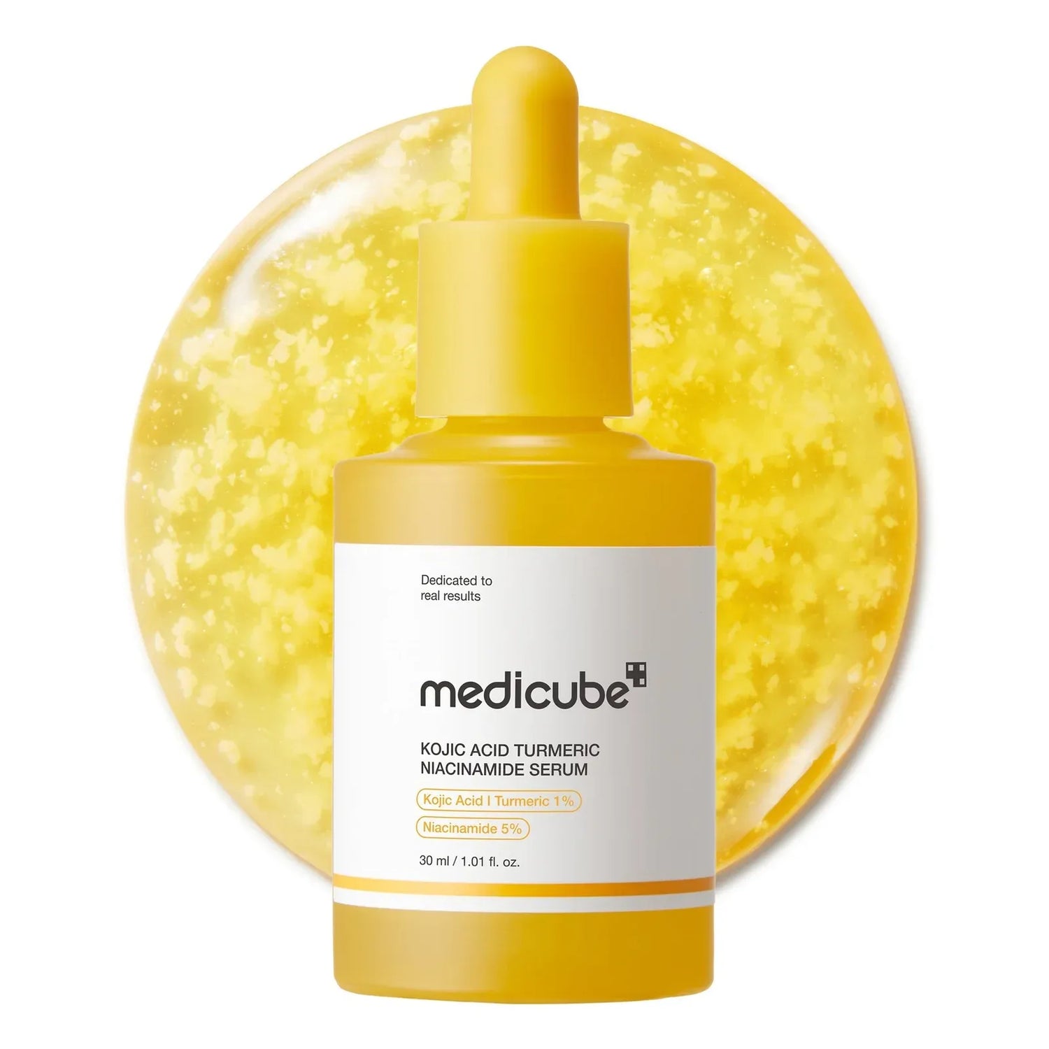 Medicube serum with kojic acid, turmeric and niacinamide for skin brightening and evening tone